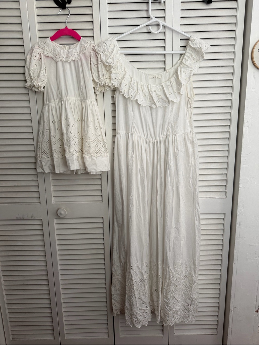 Doen Mama Dress (Liesel - medium) & Mini Girls Dress (6)